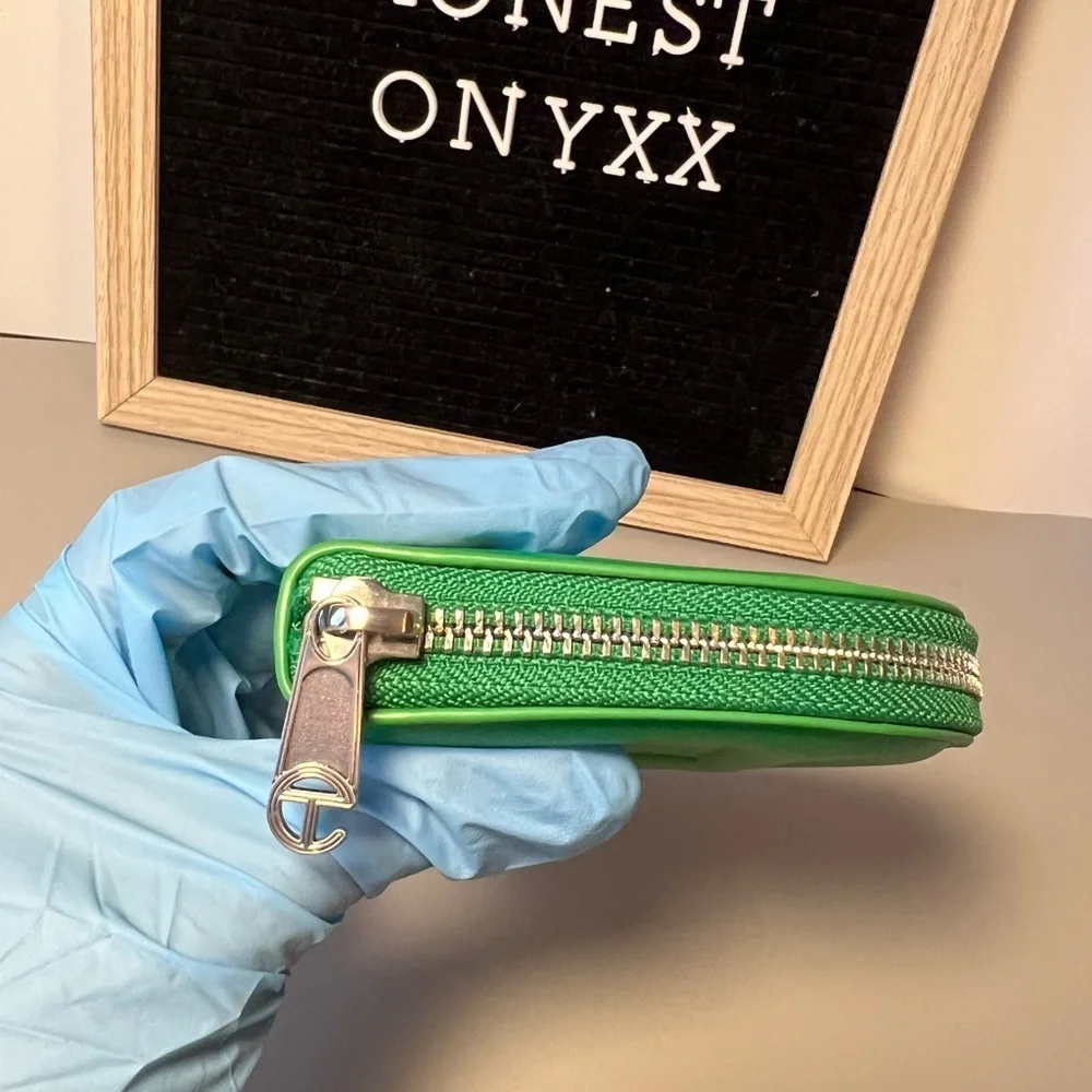 Telfar greenscreen wallet